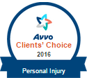 Avvo Clients' Choice 2016 | Personal Injury