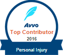 Avvo Top Contributor 2016 Personal Injury